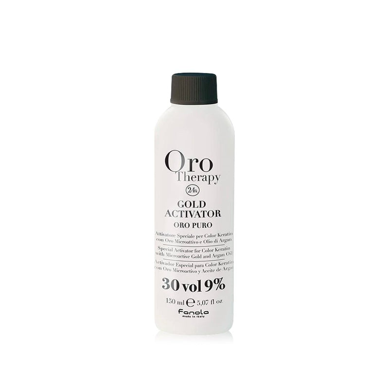 Oro Therapy Gold Activator 30Vol 9%- 150ml - fanola color - fanola uae - albasel cosmetics