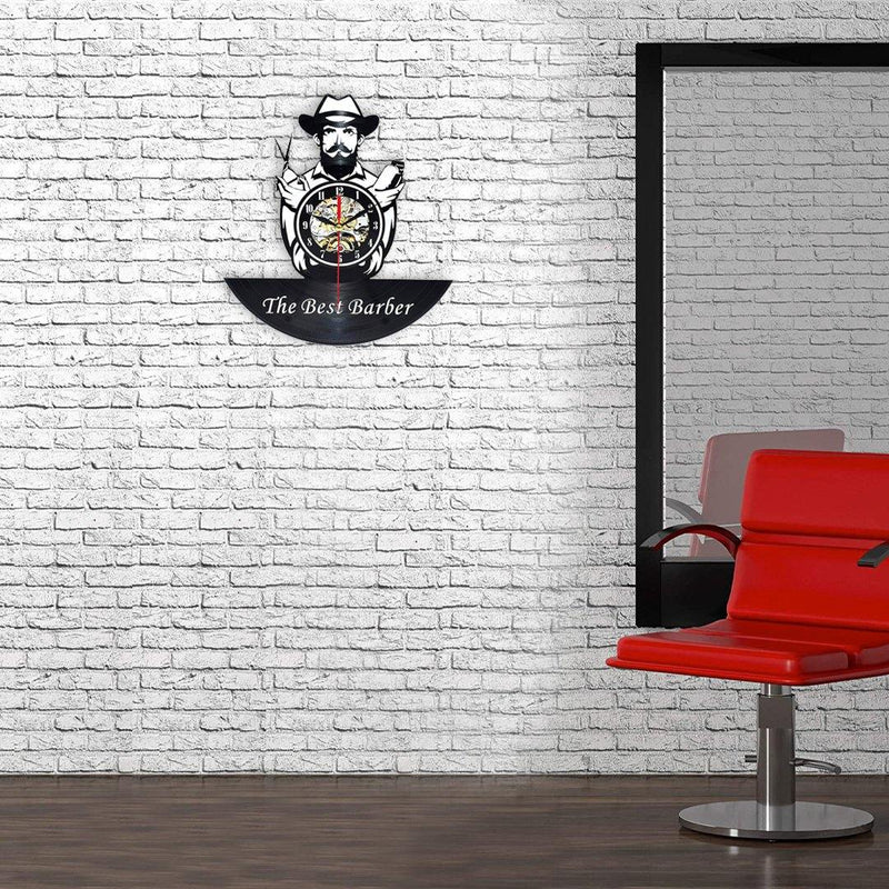Barber wall clock Gents Salon - Albasel cosmetics