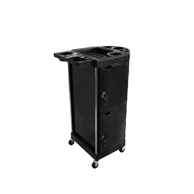 Professional Salon Trolley - black trolley- al basel cosmetics