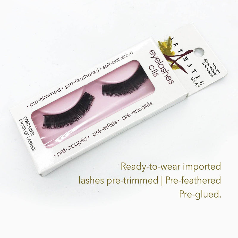 Artmatic Eyelashes Clis Black Natural - Albasel cosmetics
