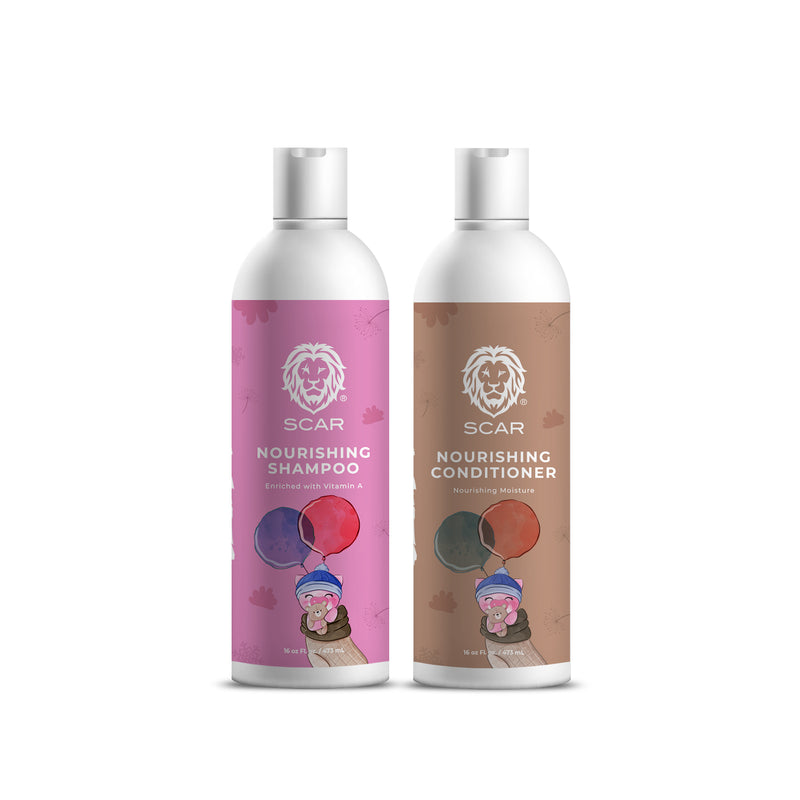 Scar kids Nourishing Shampoo & conditioner - albasel cosmetics