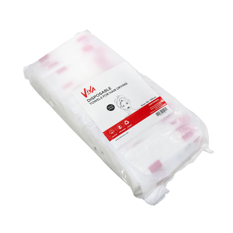 Viva Disposable Towels For Hair Drying 50 Packets - al basel cosmetics 