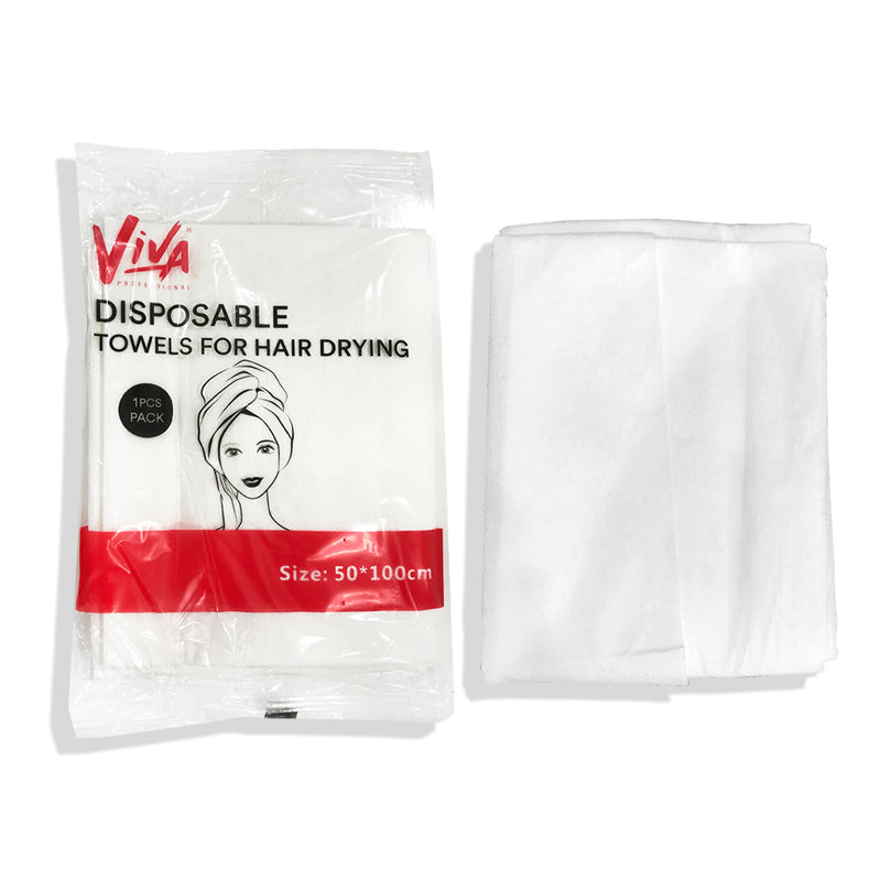 Viva Disposable Towels For Hair Drying 50 Packets - al basel cosmetics 