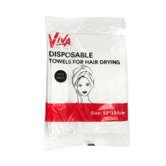 Viva Disposable Towels For Hair Drying 50 Packets - al basel cosmetics 