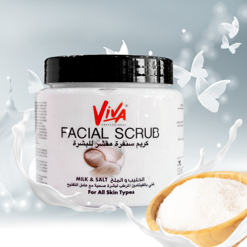 Viva Facial scrub (milk and salt) 500g