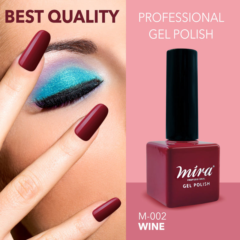 Nail Gel Polish Wine Red 10ml