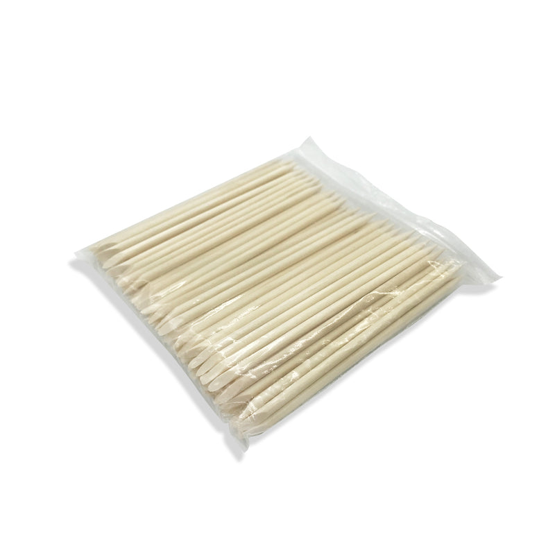 Yimart Nail Cuticle Pusher Wood Sticks 100Pcs