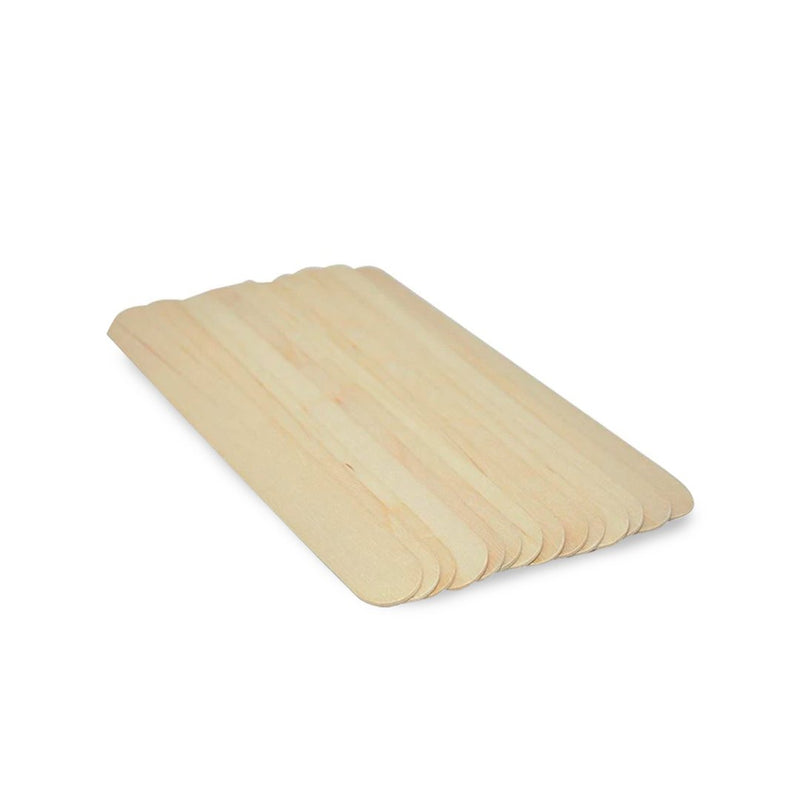 Wooden Spatula Wax Applicator Sticks- 100pcs - Albasel cosmetics