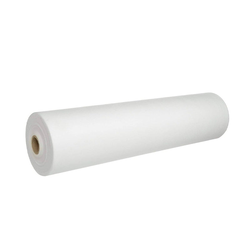 Disposable Non-Woven Bed Cover Roll White - bed roll- white bed roll- disposable bed roll- bed roll for massage table- bed roll for salon- white bed roll for spa- bed cover- white bed cover- latex free- Albasel cosmetics- UAE