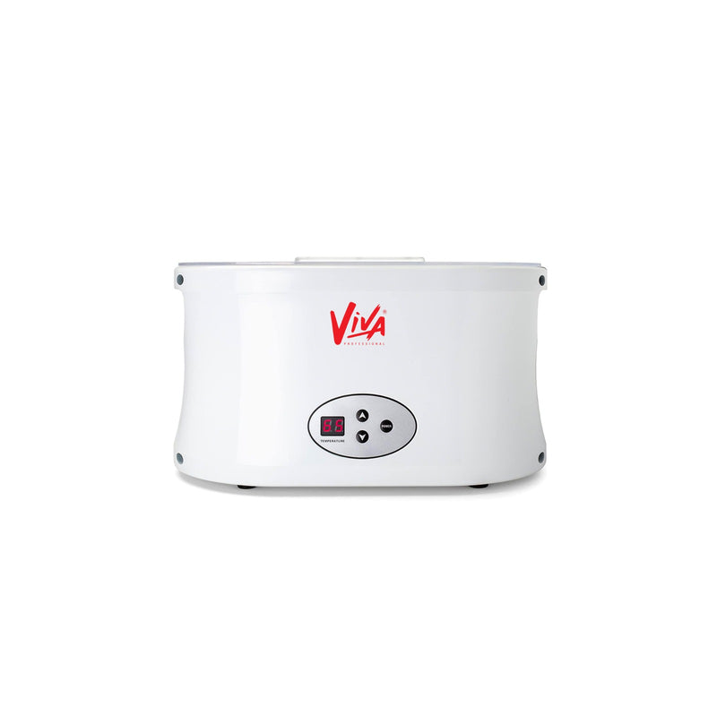 Viva Portable Electric Hot Paraffin Wax Warmer - Electric Hot Paraffin Wax Warmer for Skin Care and Moisturizing - al basel cosmetics - wax heater - wax heater machine - Durable wax heater machine for smooth hair removal - Viva - Wax heater machine with digital temperature control - Electric wax warmer heating pot with lid - UAE