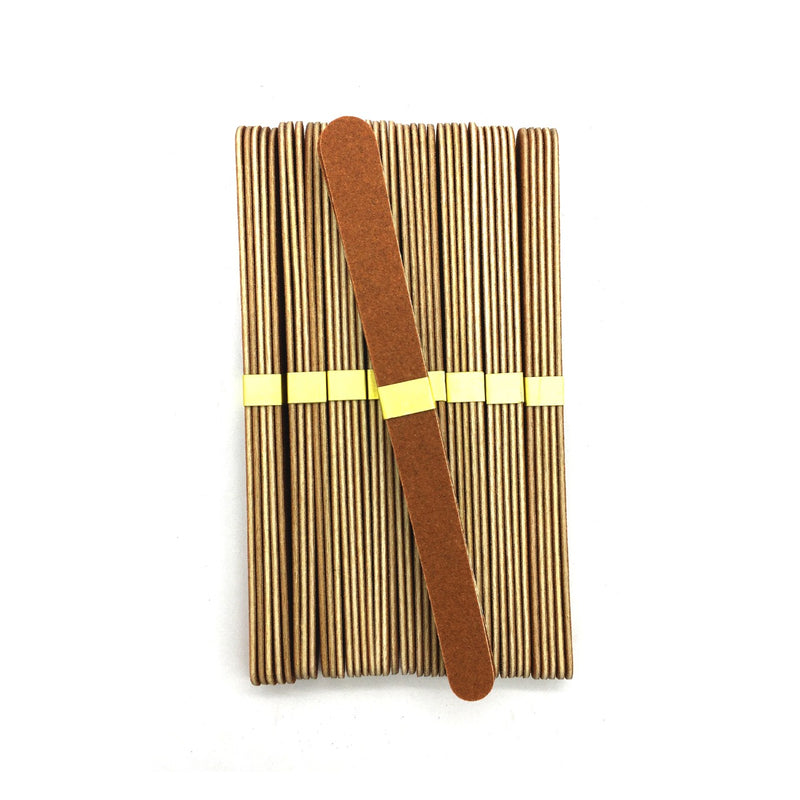Disposable Nail Files Buffer Brown (9*5) set - Disposable nail buffer in UAE - Nail shaper - Al Basel Cosmetics - UAE