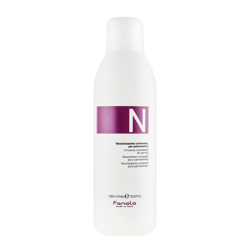 Fanola Neutralizer for Perm N 1000ml - Fanola perm neutralizer - Al Basel Cosmetics - UAE - Universal neutralizer