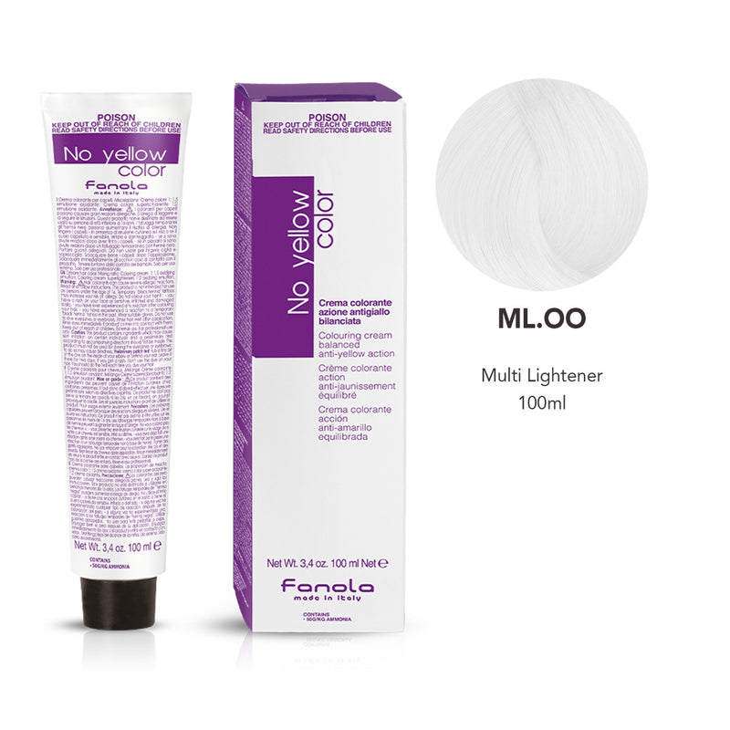 Fanola No Yellow Color ML.00 Multi Lightener 100g - fanola color - fanola uae - Albasel cosmetics