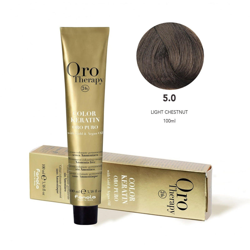 oro therapy - oro puro - Hair Coloring Cream 5.0 - fanola color - fanola uae - albasel cosmetics