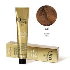 Fanola Oro Hair Color 7.0 Blonde 100ml - fanola color - fanola uae - albasel cosmetics