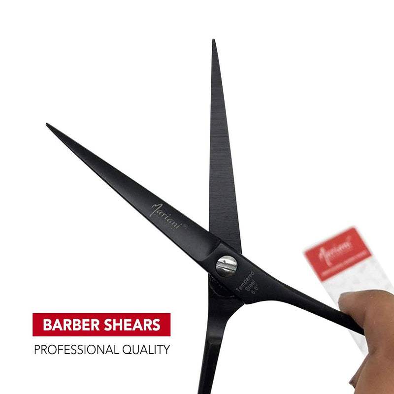 Mariani Professional Barber Tempered steel 6.0 Scissors - Albasel cosmetics - barber scissor - barber shears - hair cutting scissor - hair styling scissor - UAE - professional hair cutting scissor - Mariani