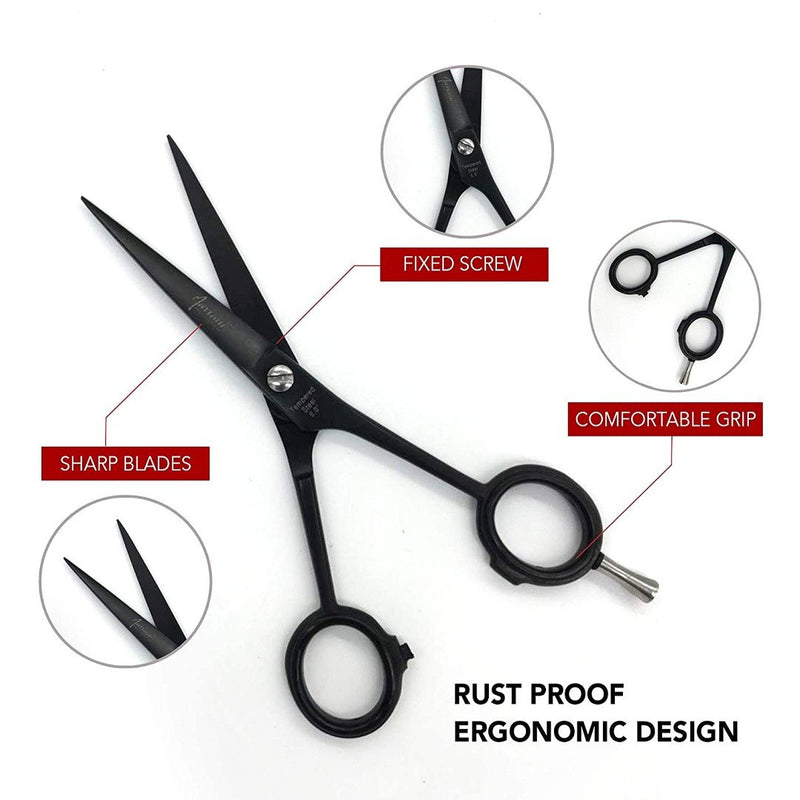 Mariani Professional Barber Tempered steel 6.0 Scissors - Albasel cosmetics - barber scissor - barber shears - hair cutting scissor - hair styling scissor - UAE - professional hair cutting scissor - Mariani