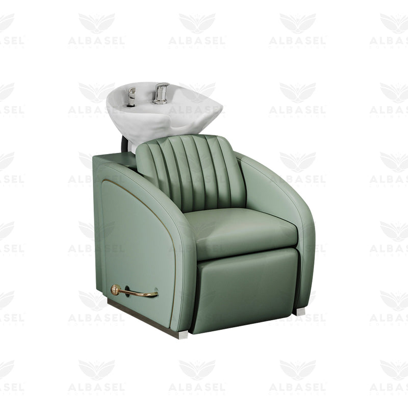 Salon Hair washing Chair Green